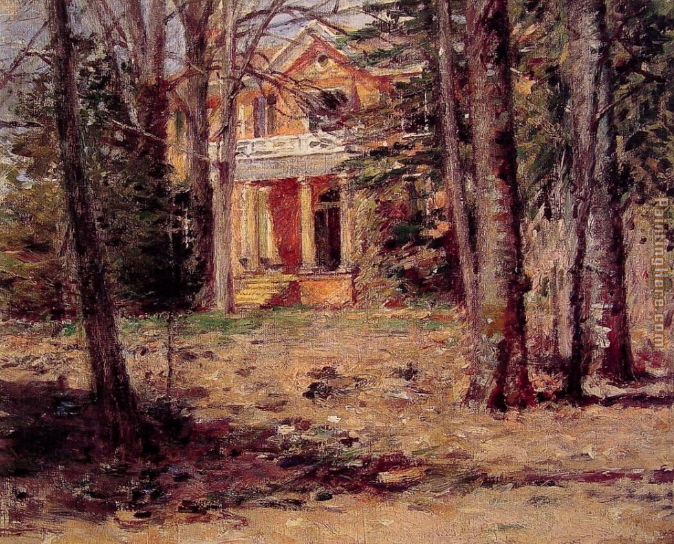 House in Virginia painting - Theodore Robinson House in Virginia art painting